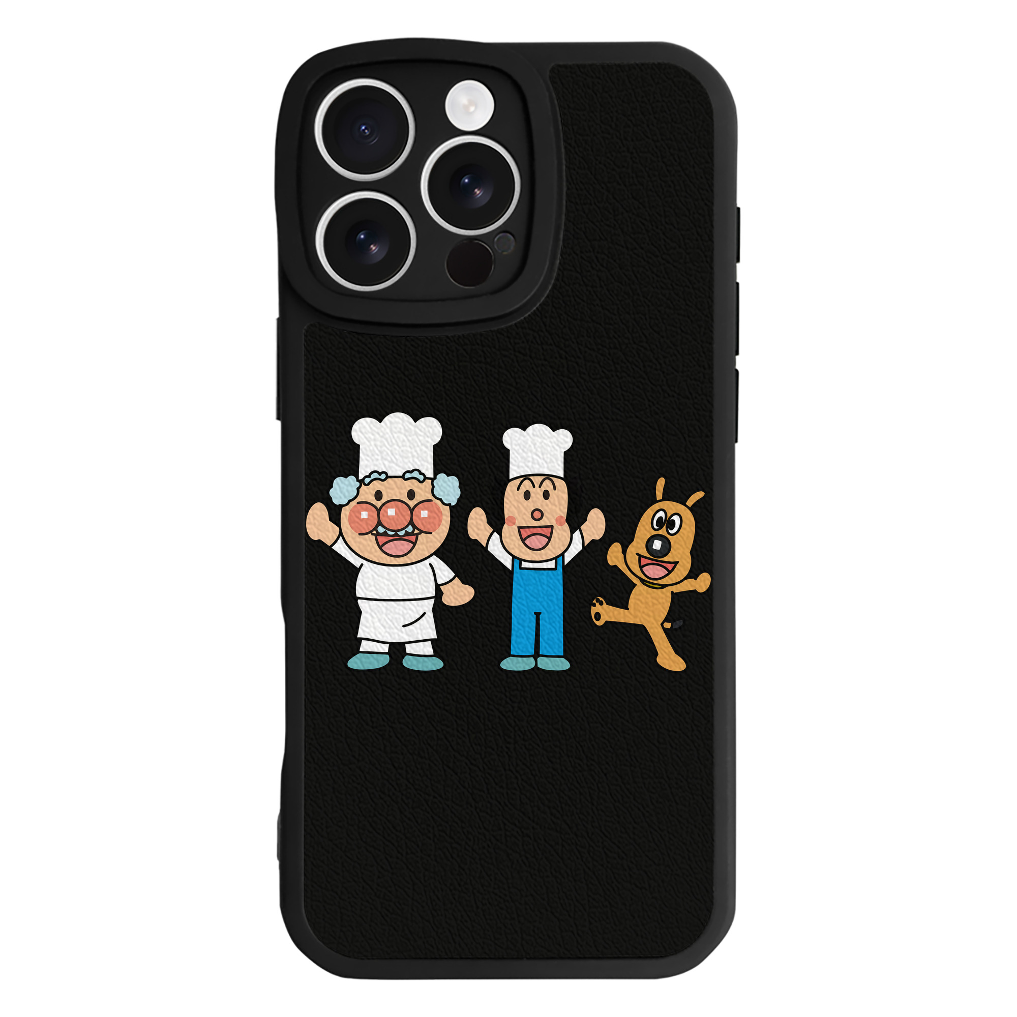 （画像用） アンパンマン Anpanman 【iPhone 16シリーズ対応】シリコンスマホケース（レザー調） 材質：シリコン